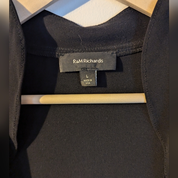 R&M Richards Ruffle Open-Front Shrug - Picture 4 of 4